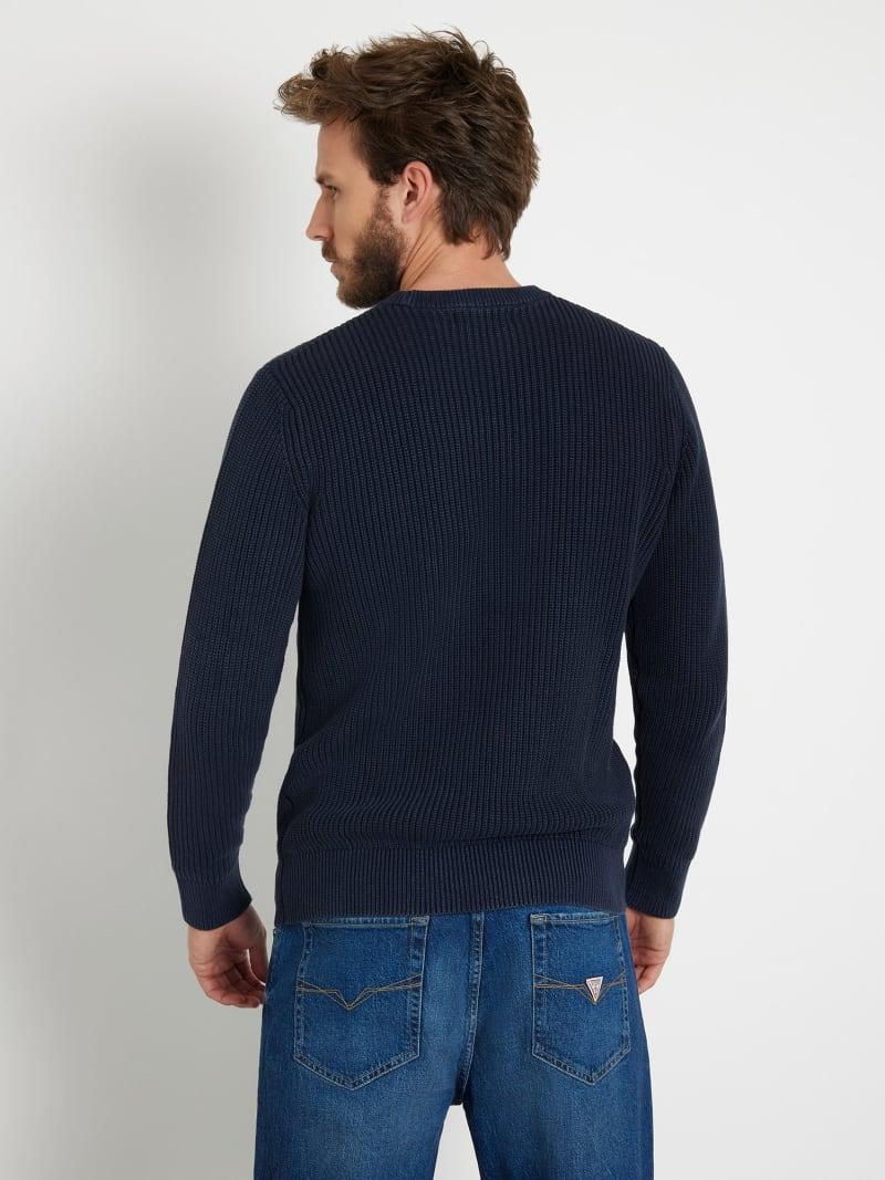 DELMAR CN LS WASHED RIBBED SWT M4YR11Z3421/G7V2 GUESS