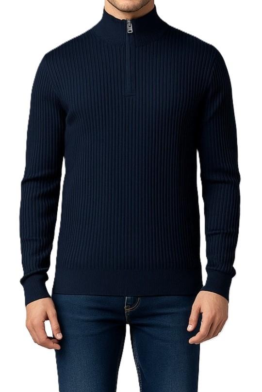 L/P MEZZA ZIP F.12 VISCOSA UR9100008/BLUE URBAN RING