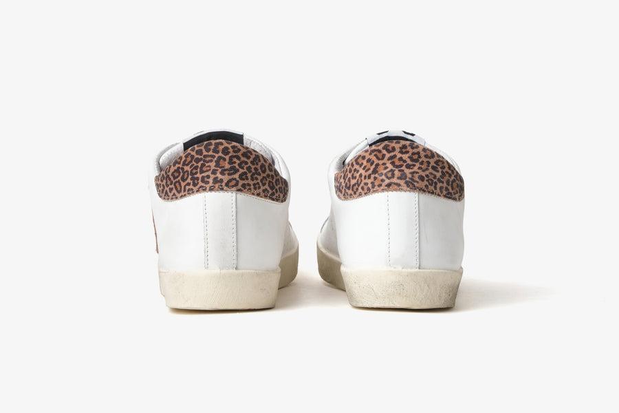 SNEAKERS PRIME STAR BIANCO/LEOPARDATO 