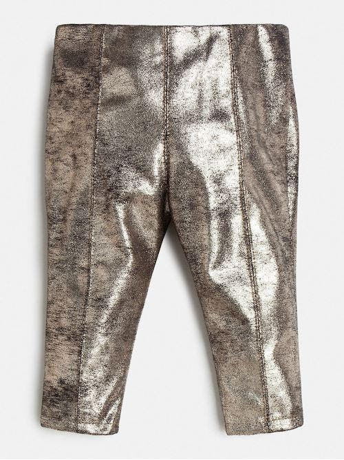 COATED SUEDE JEGGINGS 