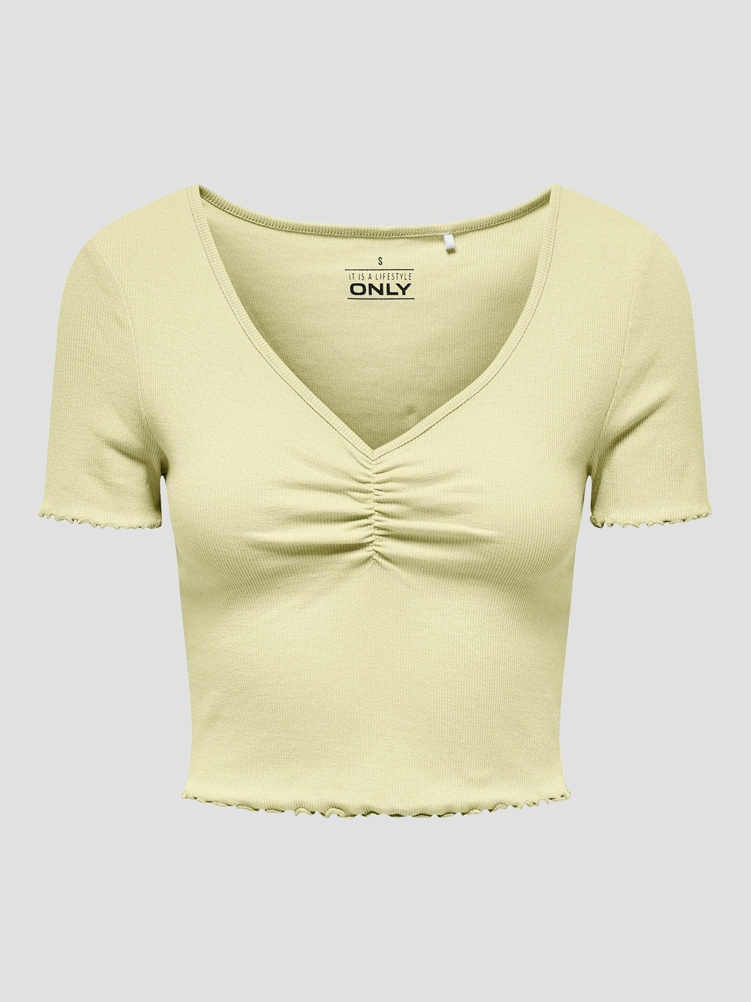 ONLBETTY S/S V-NECK TOP CC JRS 