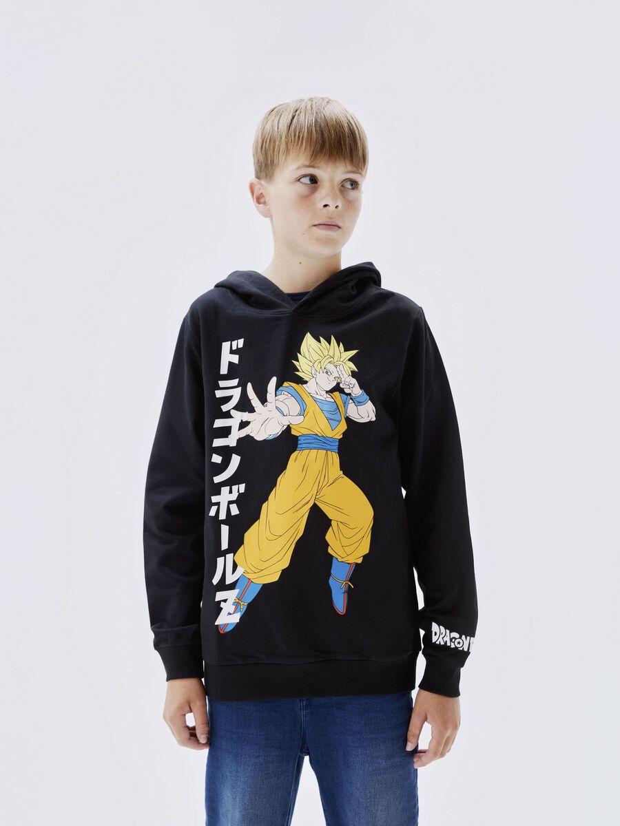 NKMJOCH DRAGONBALL SWEAT WH BRU NOOS VDE 