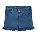 STRETCH DENIM SHORTS 