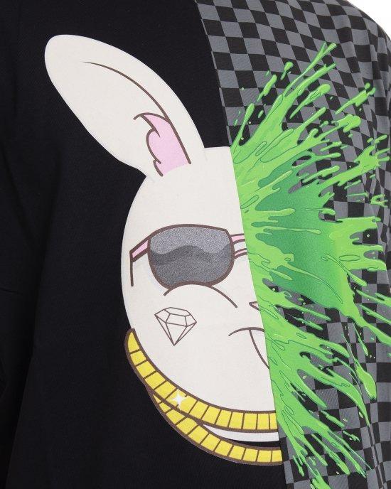 SPLATTER BUNNY SPLIT REGULAR TSHIRT 