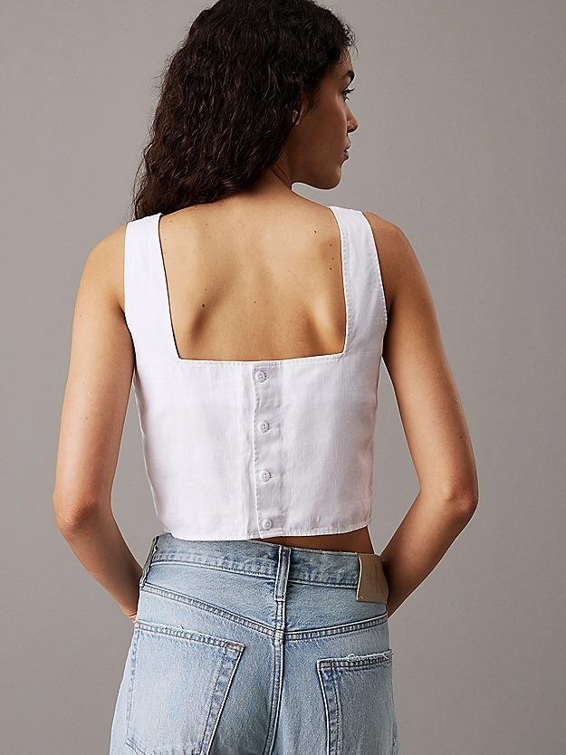 SOFT LINEN TOP J20J225347/YAA CALVIN KLEIN JEANS