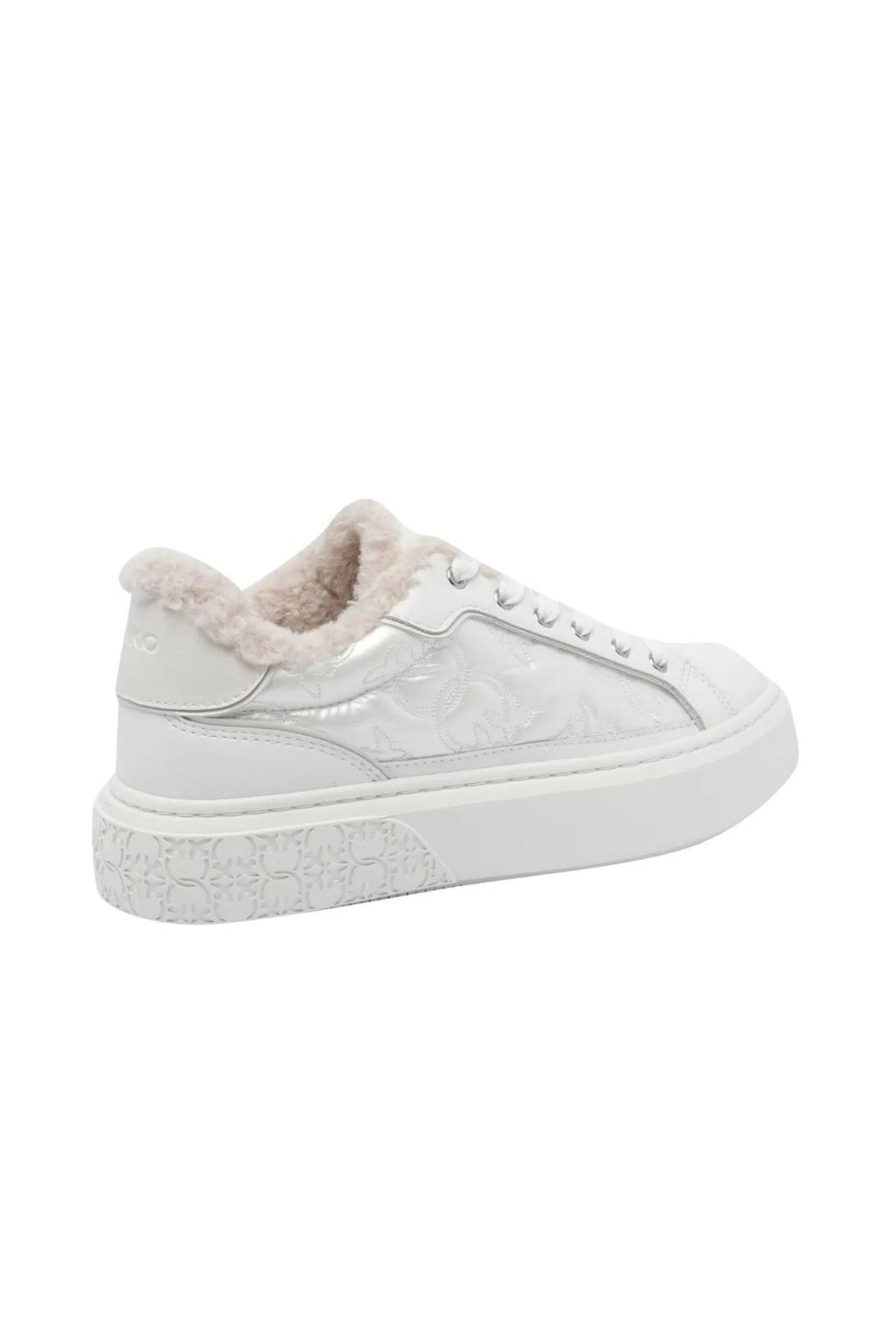 YOKO 21 - SNEAKER CALF LEATHER/MONOGRAM NYLON/LINING SS0103P102/Z12 PINKO