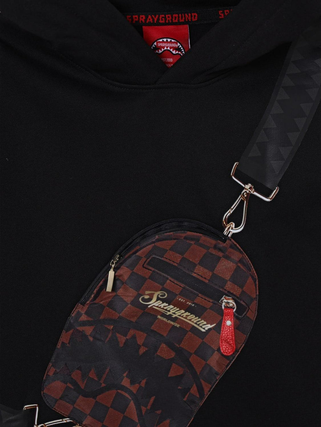 TAKEOVER THE THRONE BACKPACK SLING HOODIE SPY1360G/BLK SPRAYGROUND