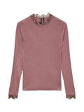 VERO MODA VMROSA LS HIGHNECK TOP GA JRS NOOS