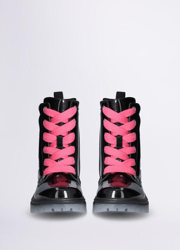 KENDY 618 - BIKER GLITTER PATENT 