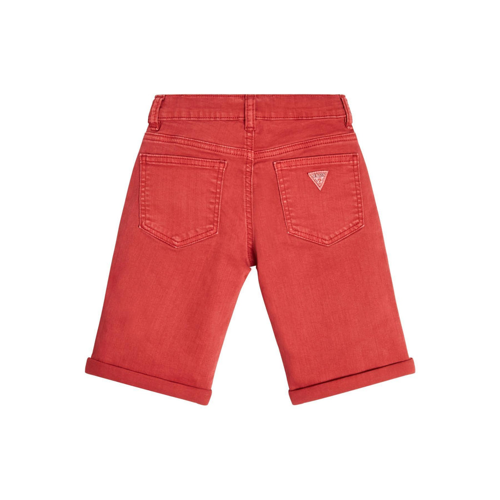 STRETCH BULL DENIM SHORTS_CORE L1RD03WE620/G5R7 GUESS