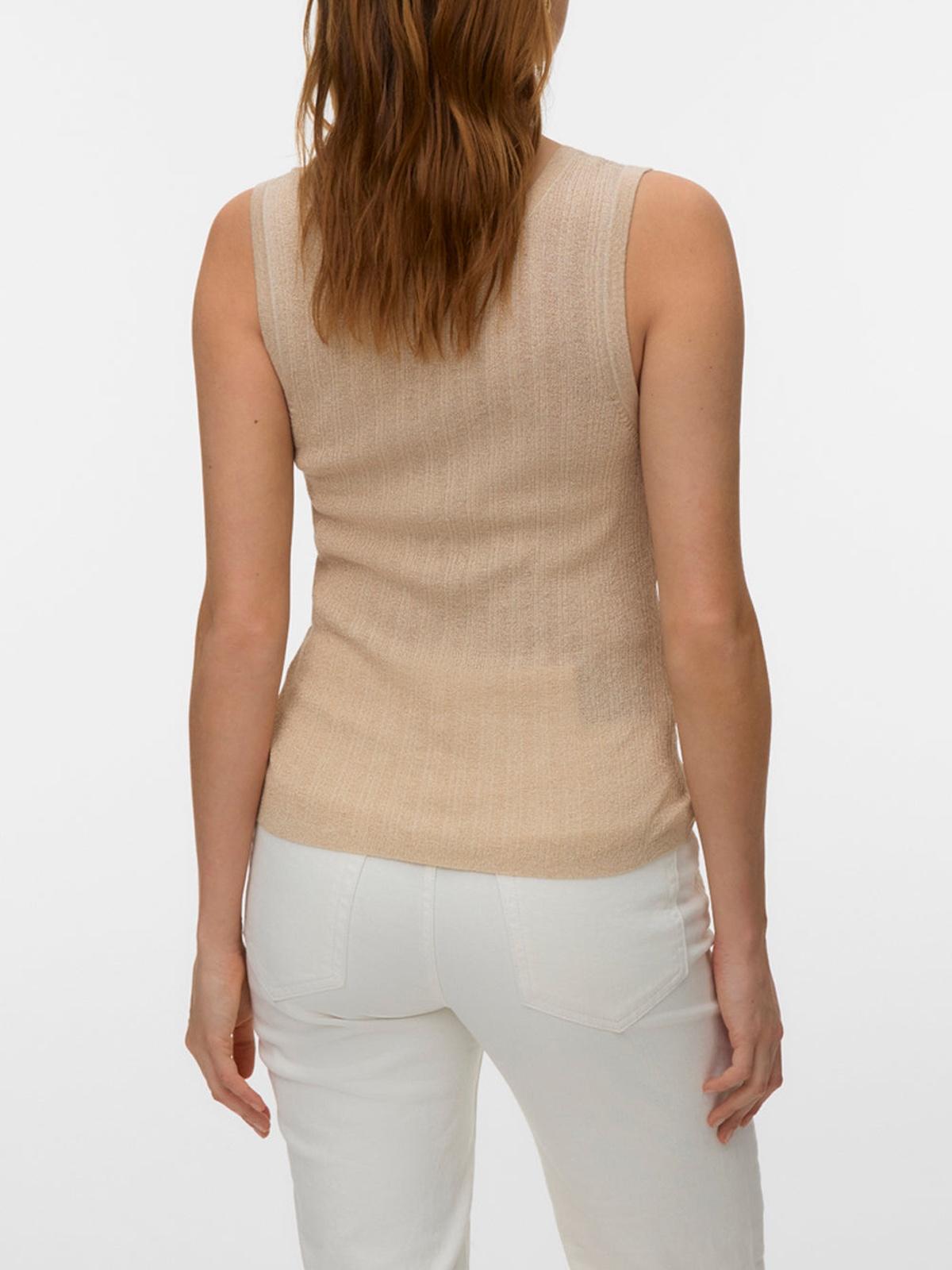10342597/Oatmeal W GOLD LUREX VERO MODA