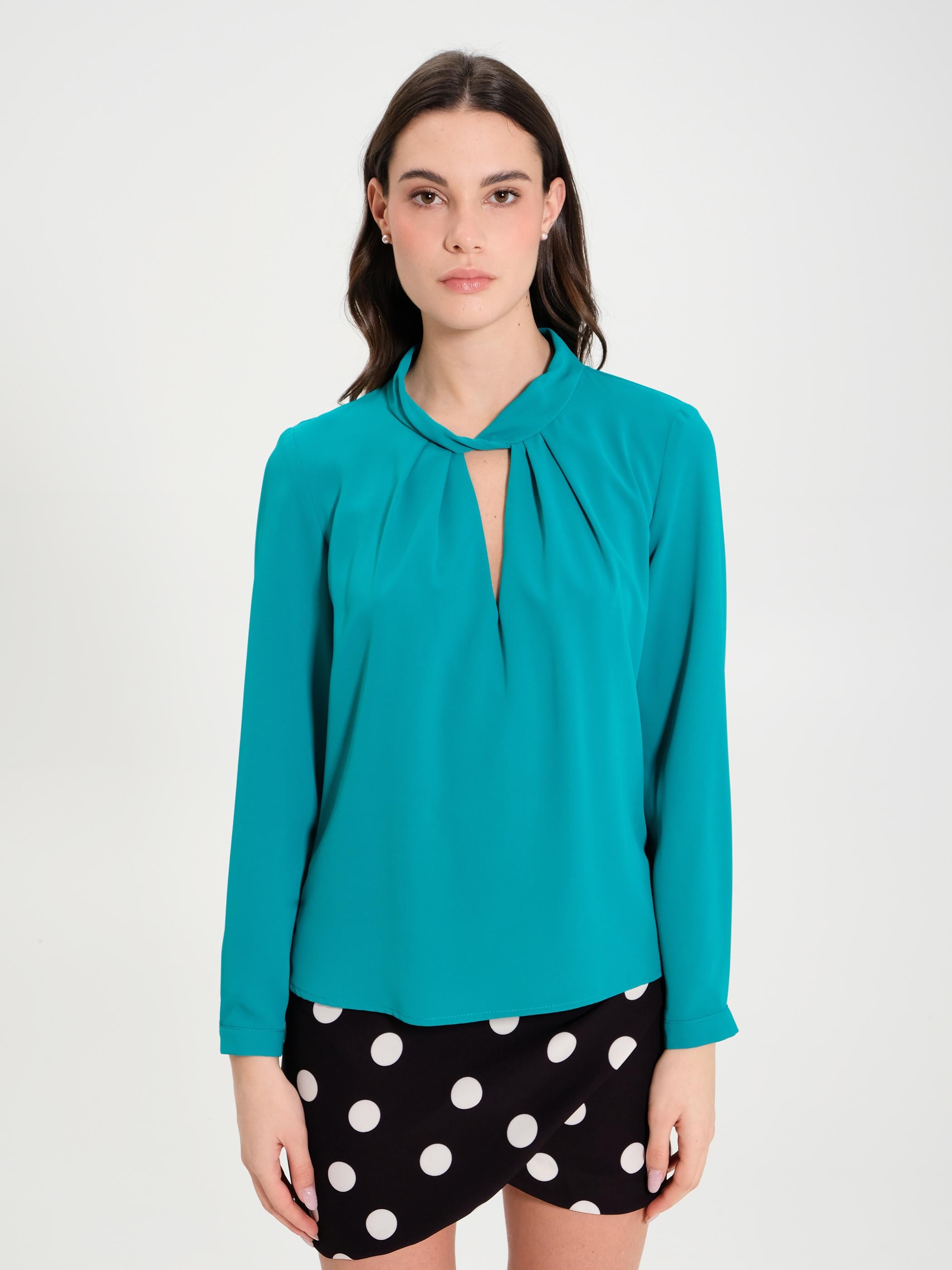 BACI LORENZI-P BLUSA SFIANCATA CFC0117765003/B520 RINASCIMENTO