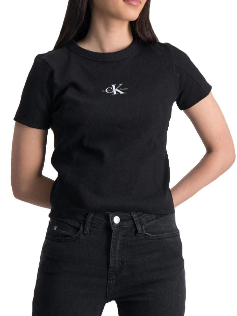 MONOGRAM RIB TOP IG0IG01354/BEH CALVIN KLEIN JEANS