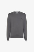 SUN68 ROUND SWEATER DOUBLE RIB L/S