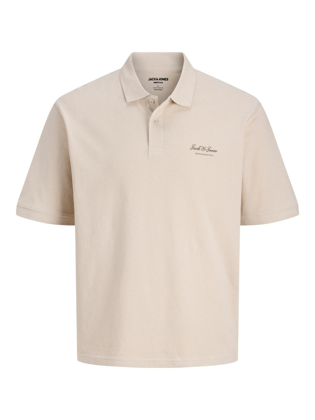 JJEARCHIVE GRAPHIC POLO SS LN 