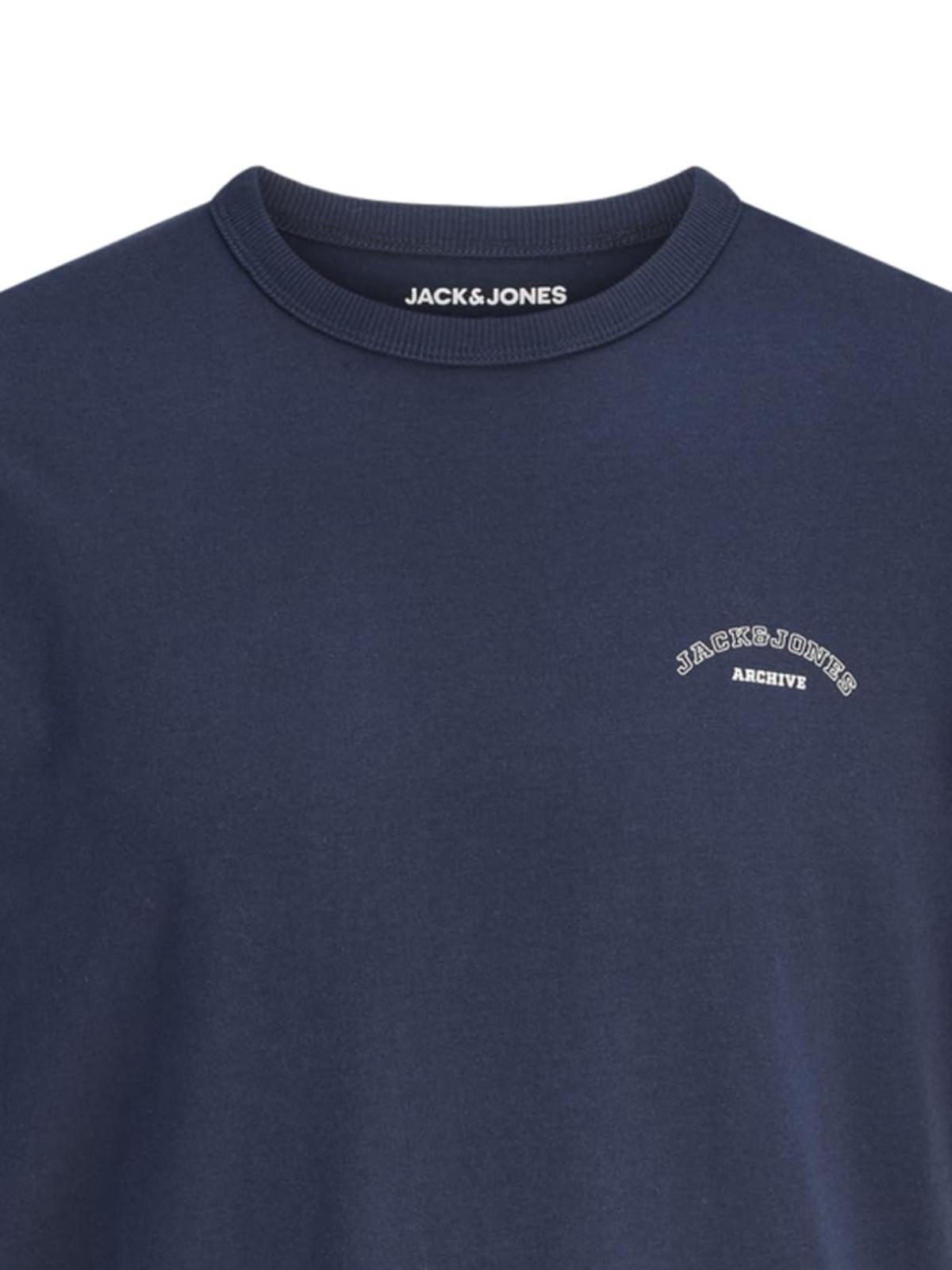 JJCOLLEGE LOGO TEE SS CREW NECK 