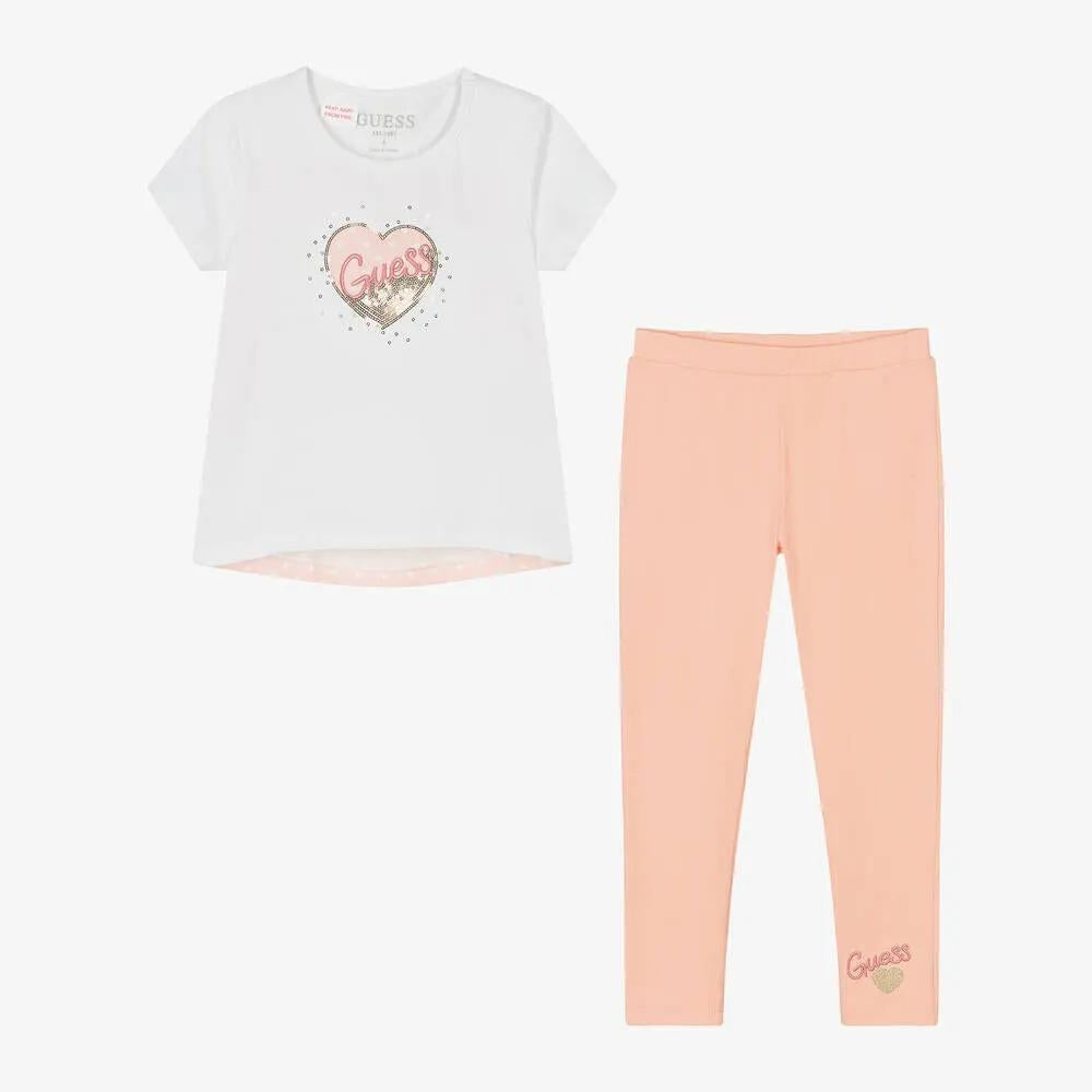 SET SS T-SHIRT W/CHIFFON+LEGGI 