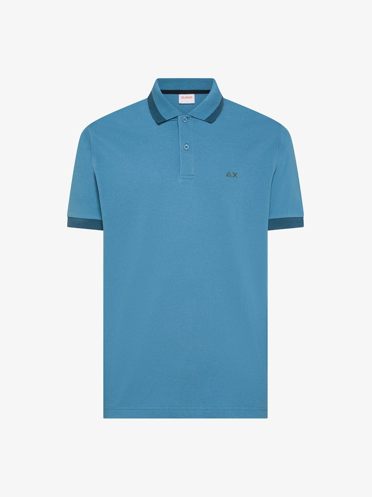 POLO BIG STRIPE ON COLLAR S/S 