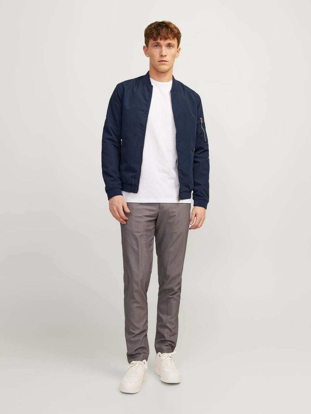 12165203/Navy Blazer JACK AND JONES