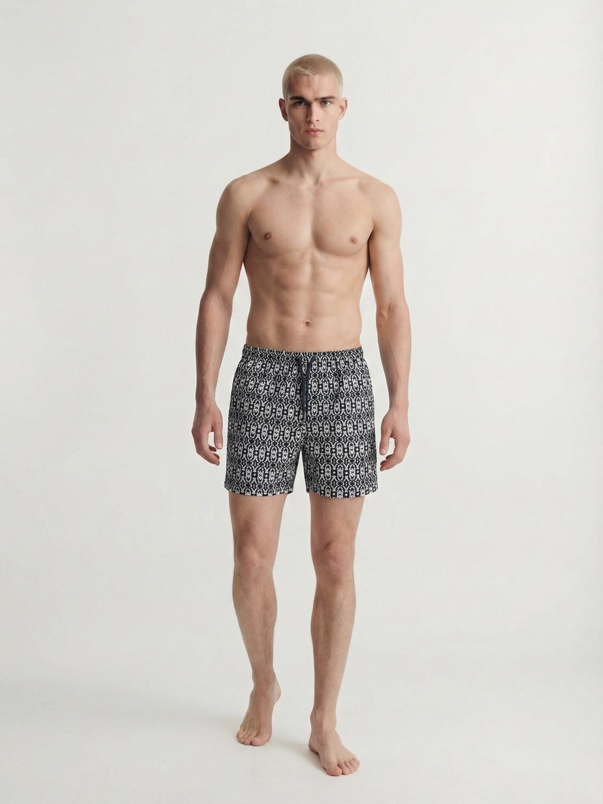 JPSTMAUI SHELL AOP SWIM SHORTS REG 