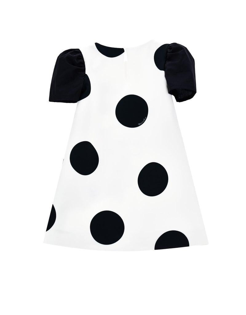 ABITO A TRAPEZIO CREPE MA 11A918 1306/9950 MONNALISA