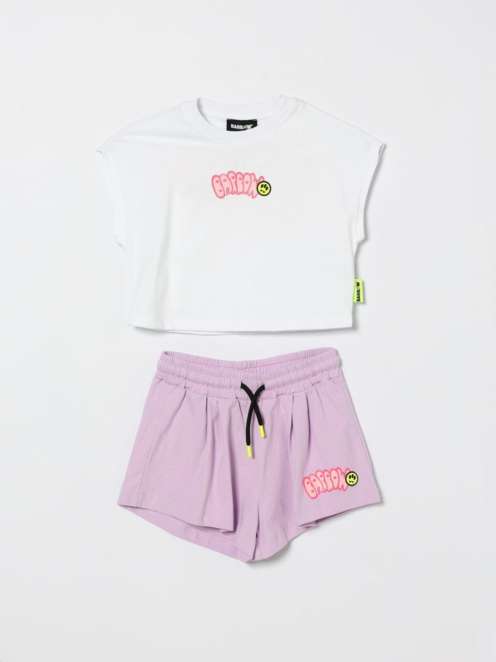 SET JERSEY TOP CROPPED TOP/SHORTS  GIRL 