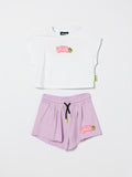 SET JERSEY TOP CROPPED TOP/SHORTS  GIRL 