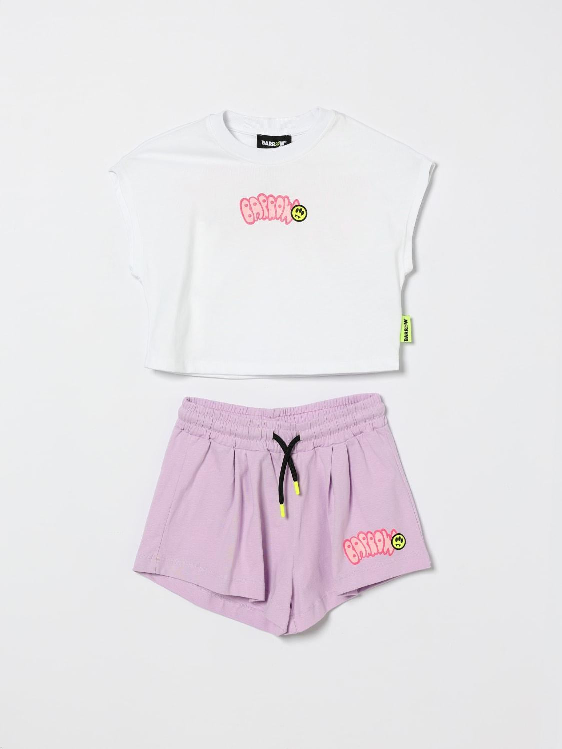 SET JERSEY TOP CROPPED TOP/SHORTS  GIRL 