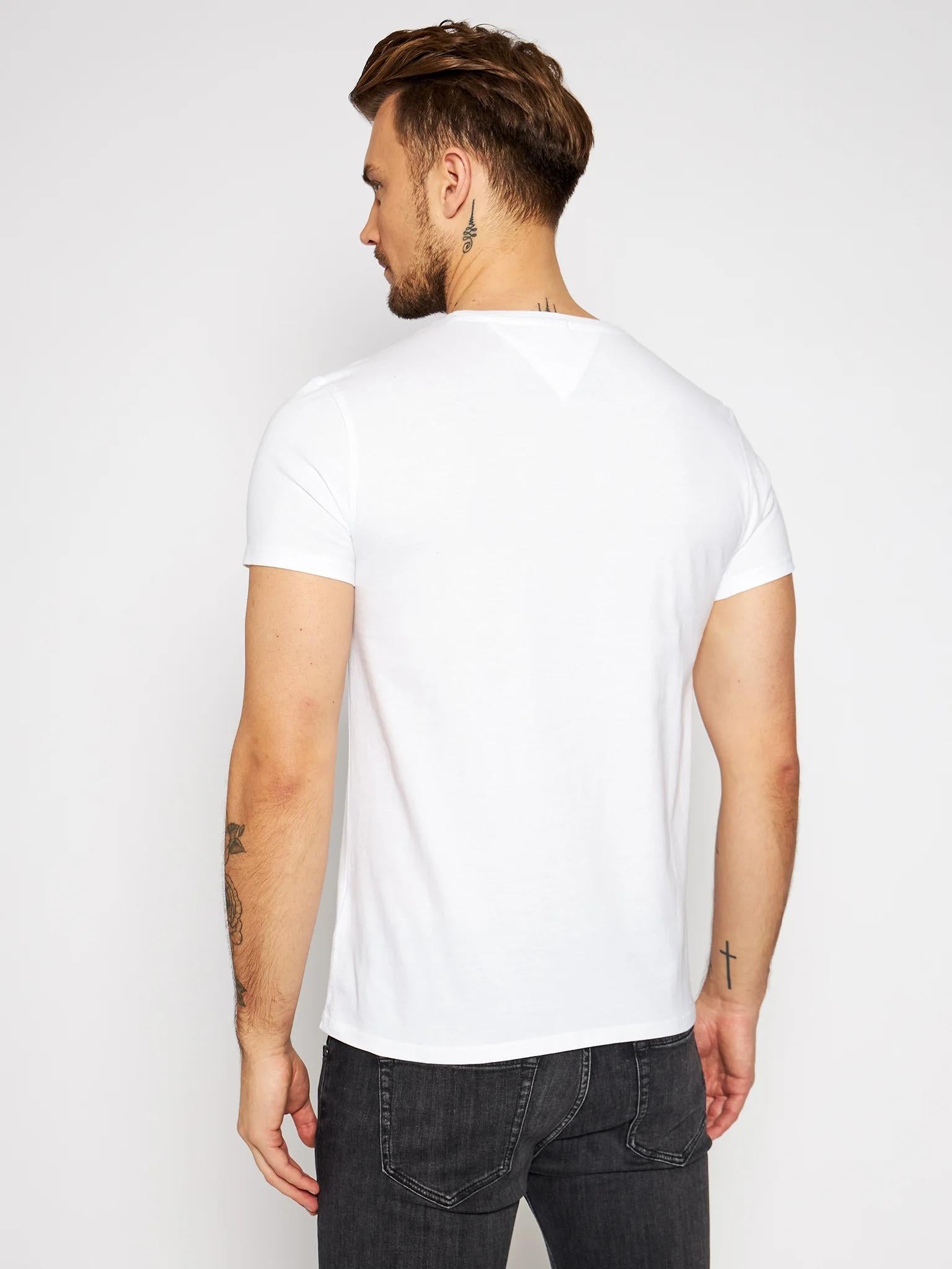 TJM XSLIM JERSEY TEE DM0DM04411/100 TOMMY JEANS