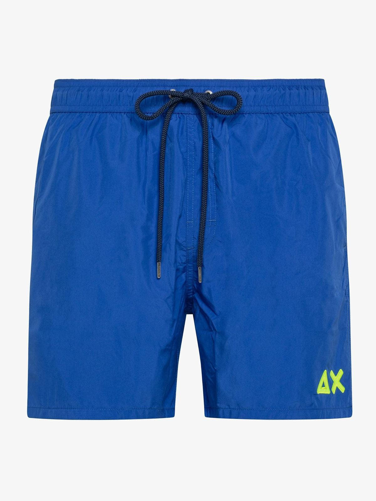SWIM PANT WITH LOGO FLUO 