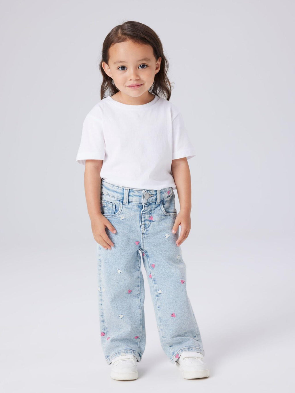 13250733/Light Blue Bleached Denim NAME.IT