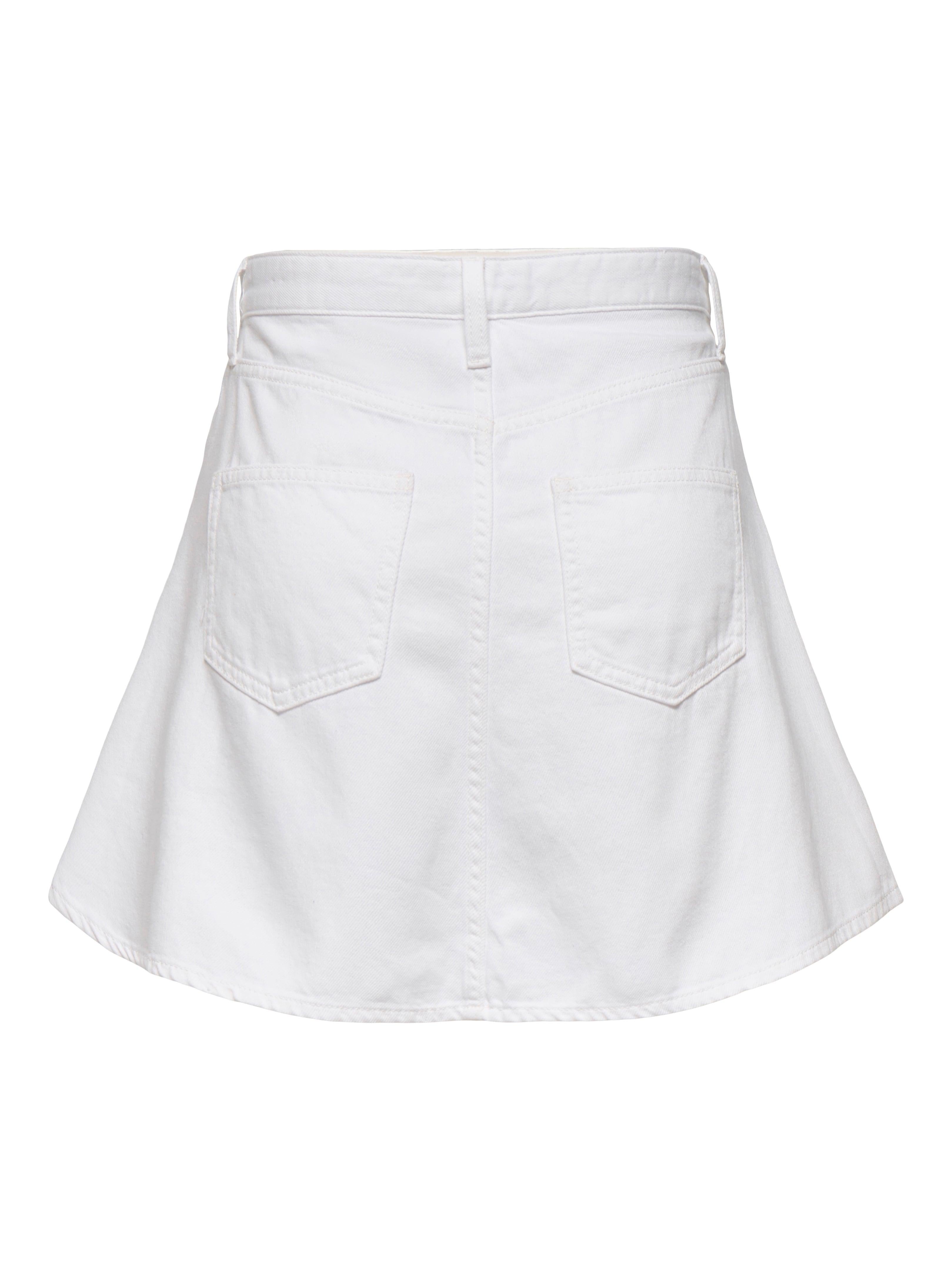 ONLEDEN A-SKIRT DNM PIM 15349233/White ONLY