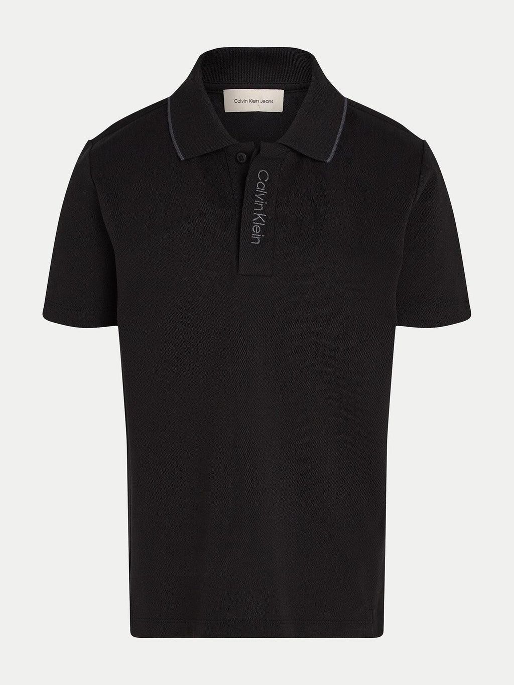 EMBRO. CK LOGO PIQUE POLO 