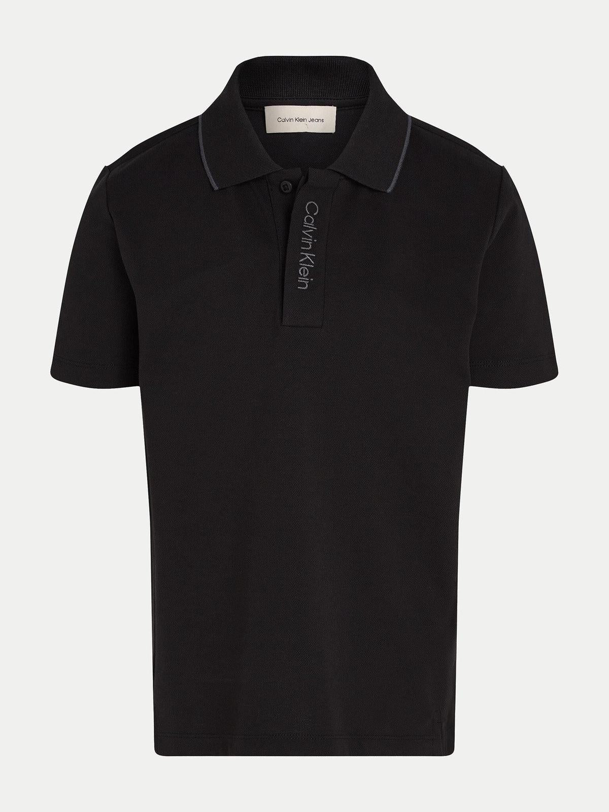 EMBRO. CK LOGO PIQUE POLO 
