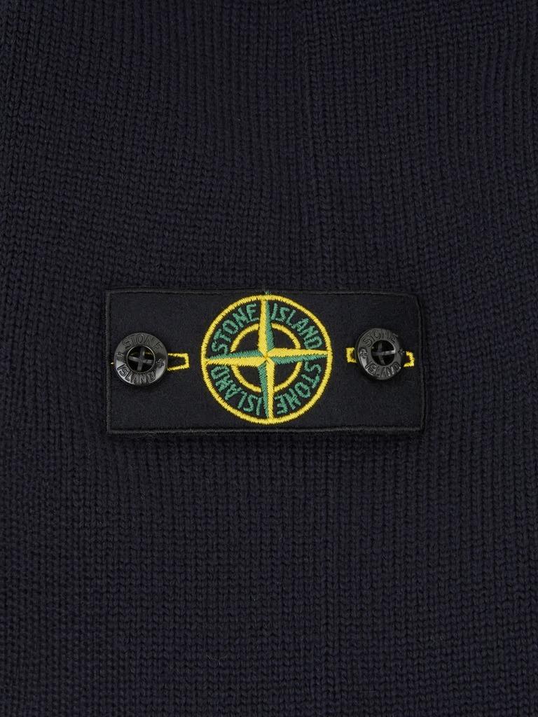 Maglione Girocollo In Cotone Bianco 8116515A2/V0029 STONE ISLAND JUNIOR