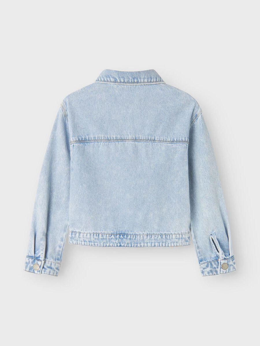 13237177/Light Blue Bleached Denim NAME.IT