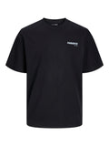 JACK AND JONES JJCHARGE PRINTED TEE SS CREW NECK LN