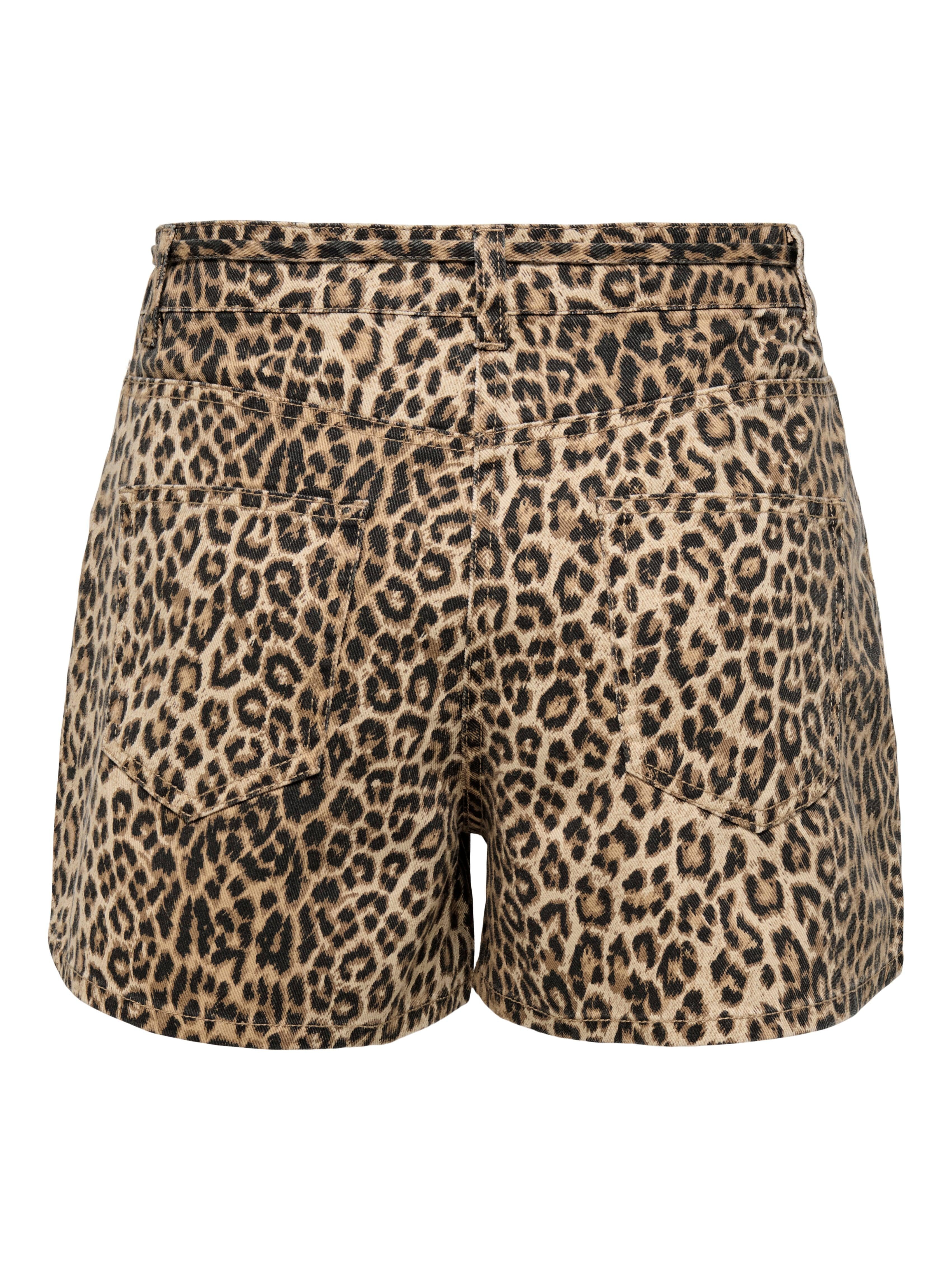 ONLNAOMI STRING AOP SHORTS OTW 15347131/Toasted Coconut ONLY