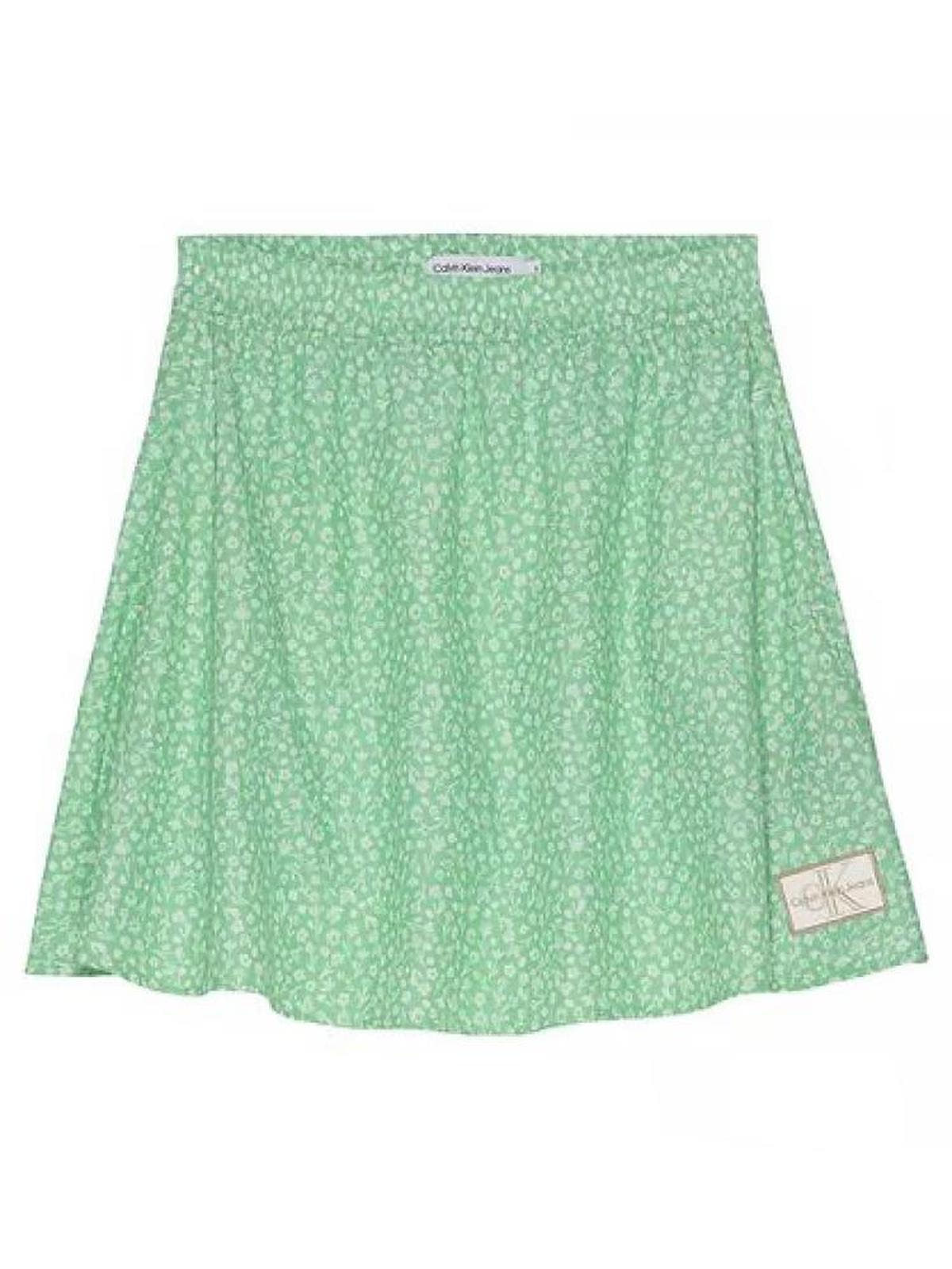FLOWER AOP SKIRT 