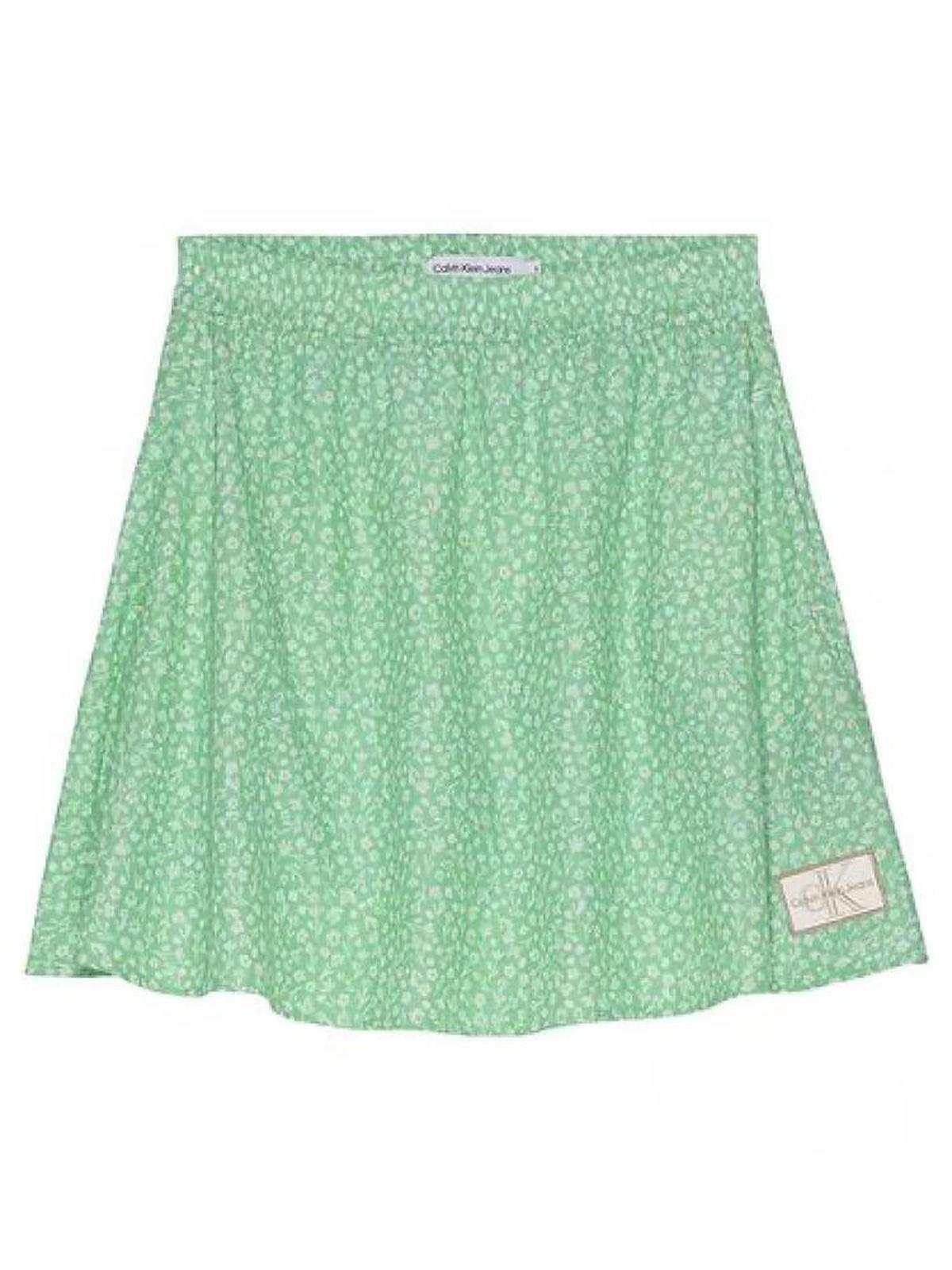 FLOWER AOP SKIRT 