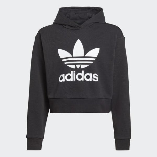 CROPPED HOODIE      BLACK 