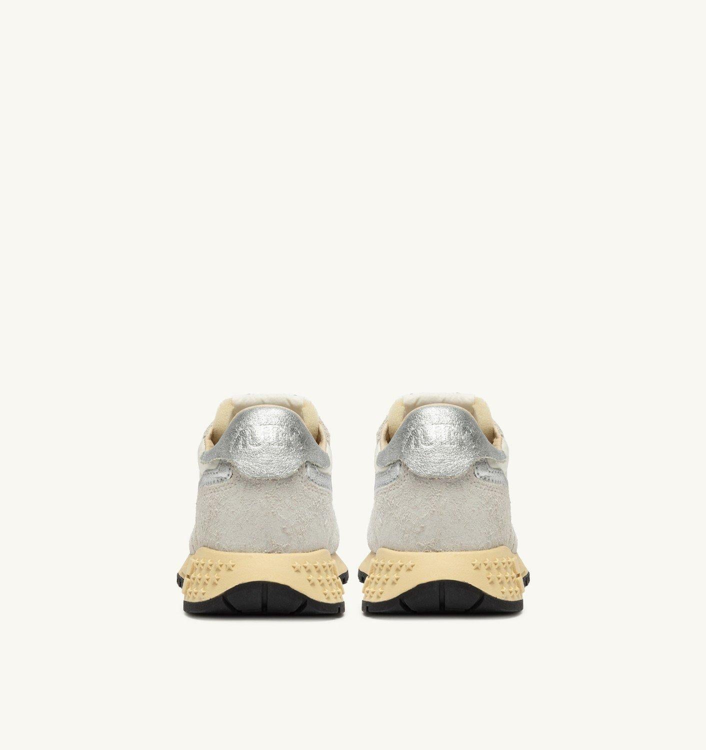 Sneakers Reelwind multicolor in tessuto e pelle scamosciata WWLW-MU01/WHITE-SILVER AUTRY