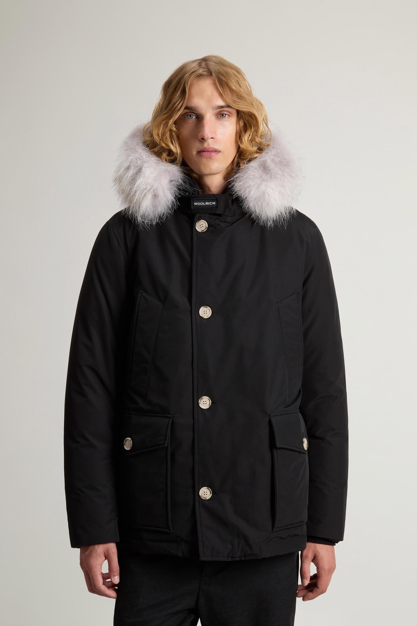 ARCTIC DETACHABLE FUR ANORAK CFWOOU0484MRUT0001/BLK WOOLRICH
