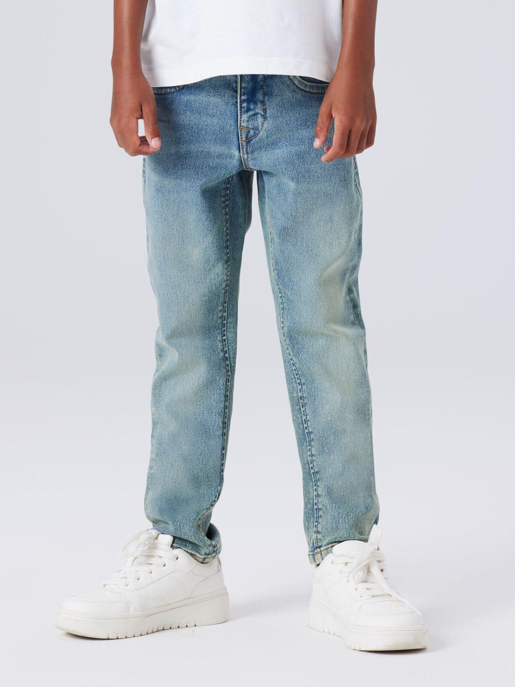 13190372/Vintage Medium Blue Denim NAME.IT