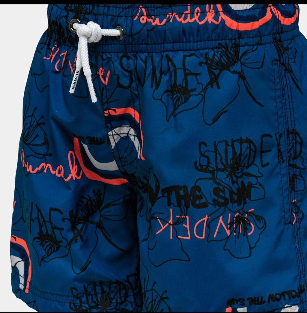 PRINTED SWIM TRUNKS 