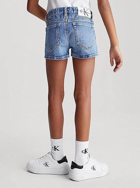 MR SLIM AUTH MID BLUE DNM SHOR 