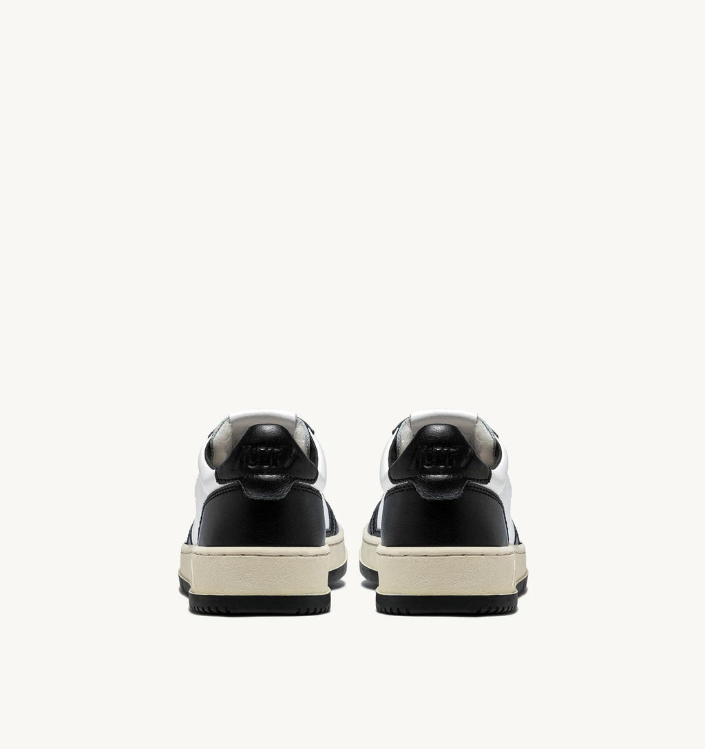 MEDALIST LOW BICOLOR BIANCO NERO 