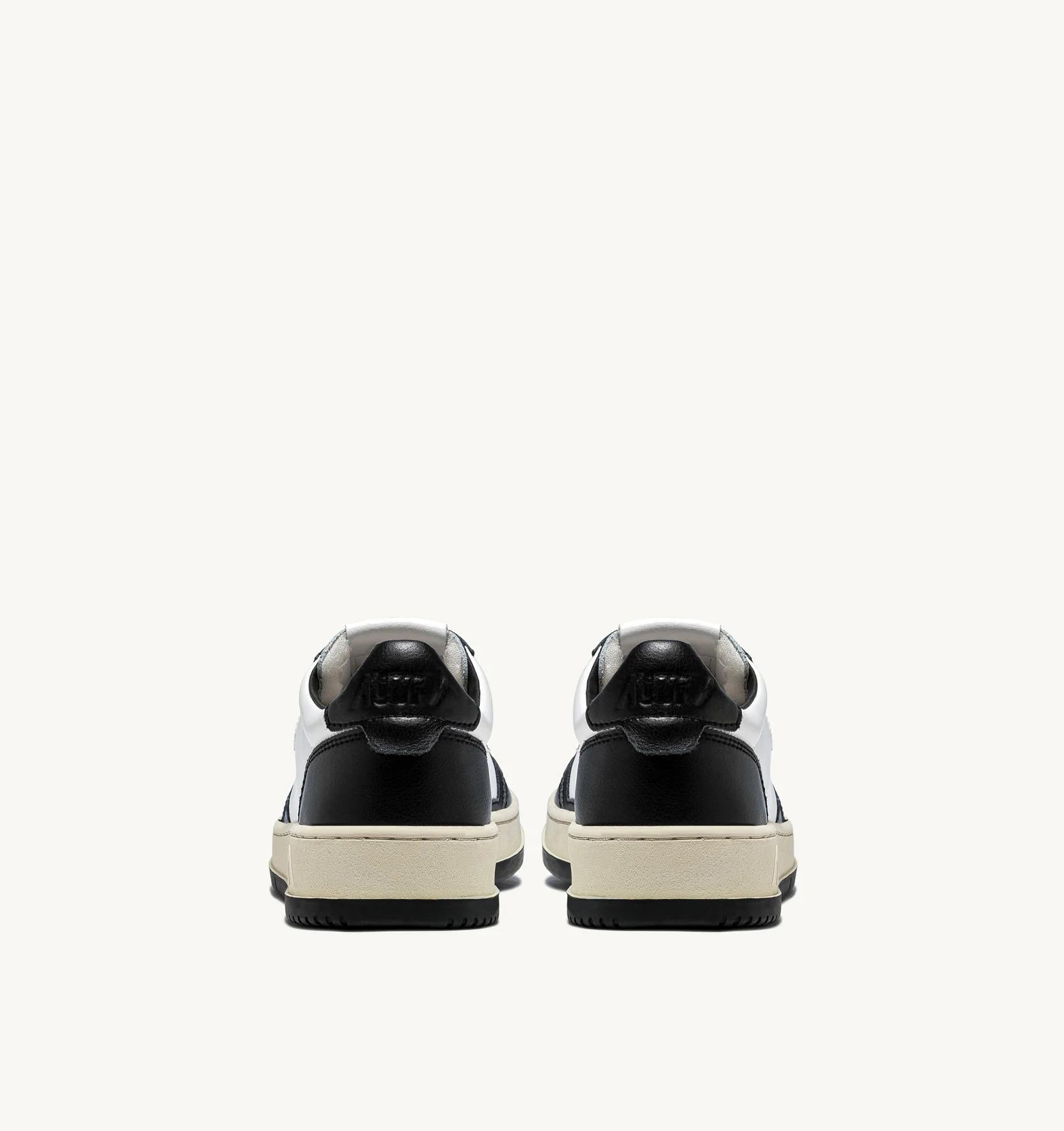 MEDALIST LOW BICOLOR BIANCO NERO 