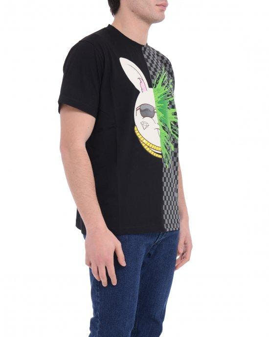 SPLATTER BUNNY SPLIT REGULAR TSHIRT 