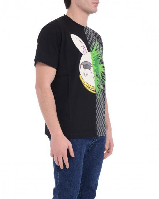 SPLATTER BUNNY SPLIT REGULAR TSHIRT 